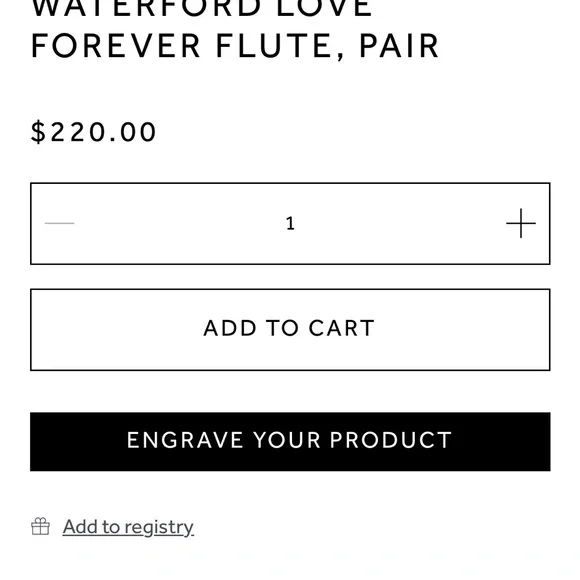 NIB Waterford Crystal Love Flutes - Picture 8 of 13